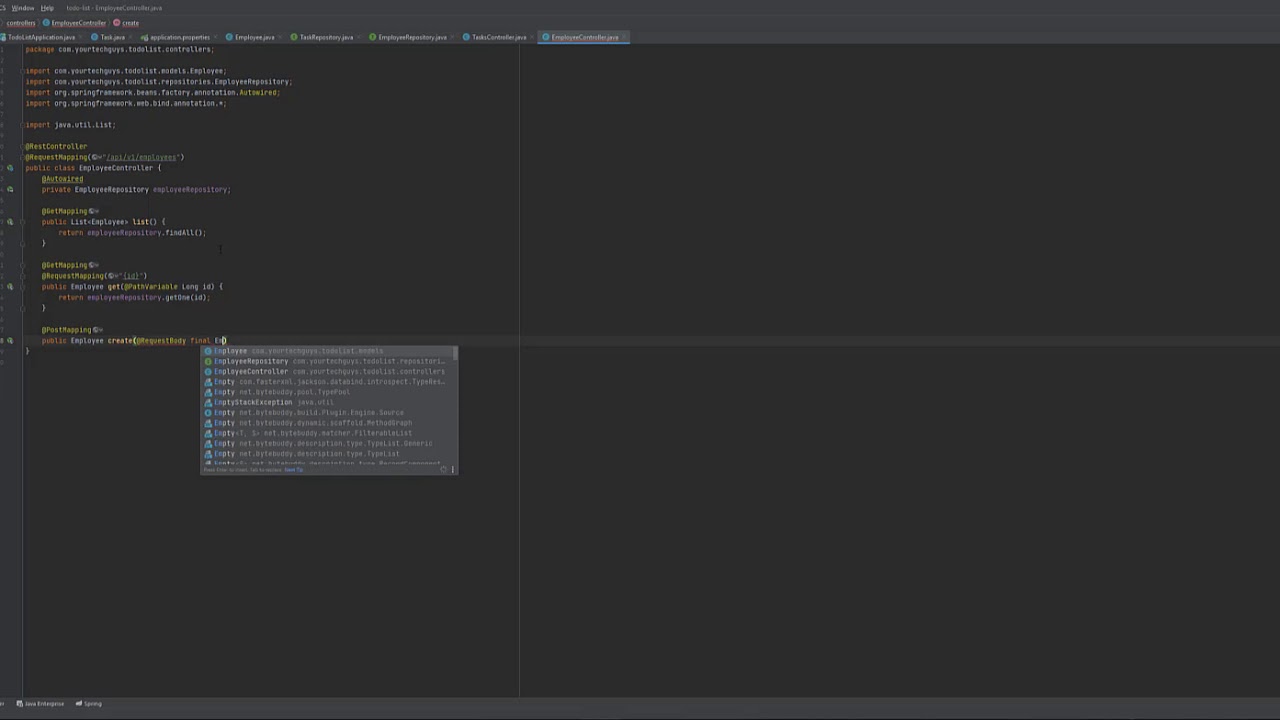 9. Create A Basic Beginners Spring Boot Project - Adding A Controller ...