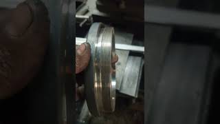 Globe Valve Seatring ✅ #lathe #lathemachine #globeValve #opretor