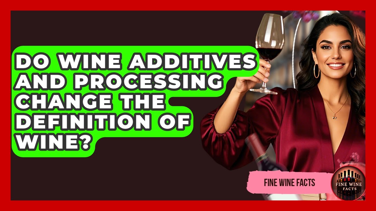 Do Wine Additives And Processing Change The Definition Of Wine? - Fine Wine Facts