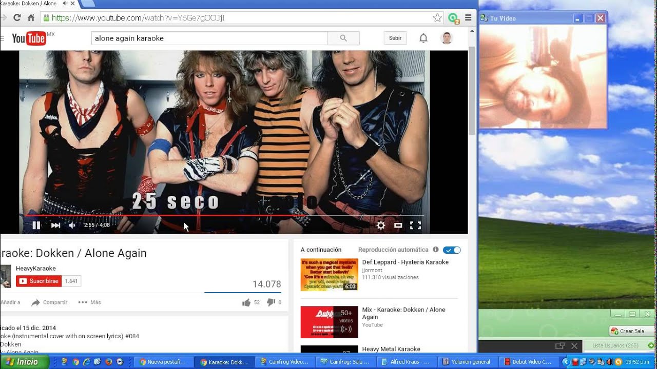 (Dokken) Alone Again Without you KaraoKe YouTube