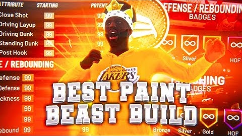 I HAVE FOUND THE BEST PAINT BEAST BUILD ON NBA 2k20!!!!!