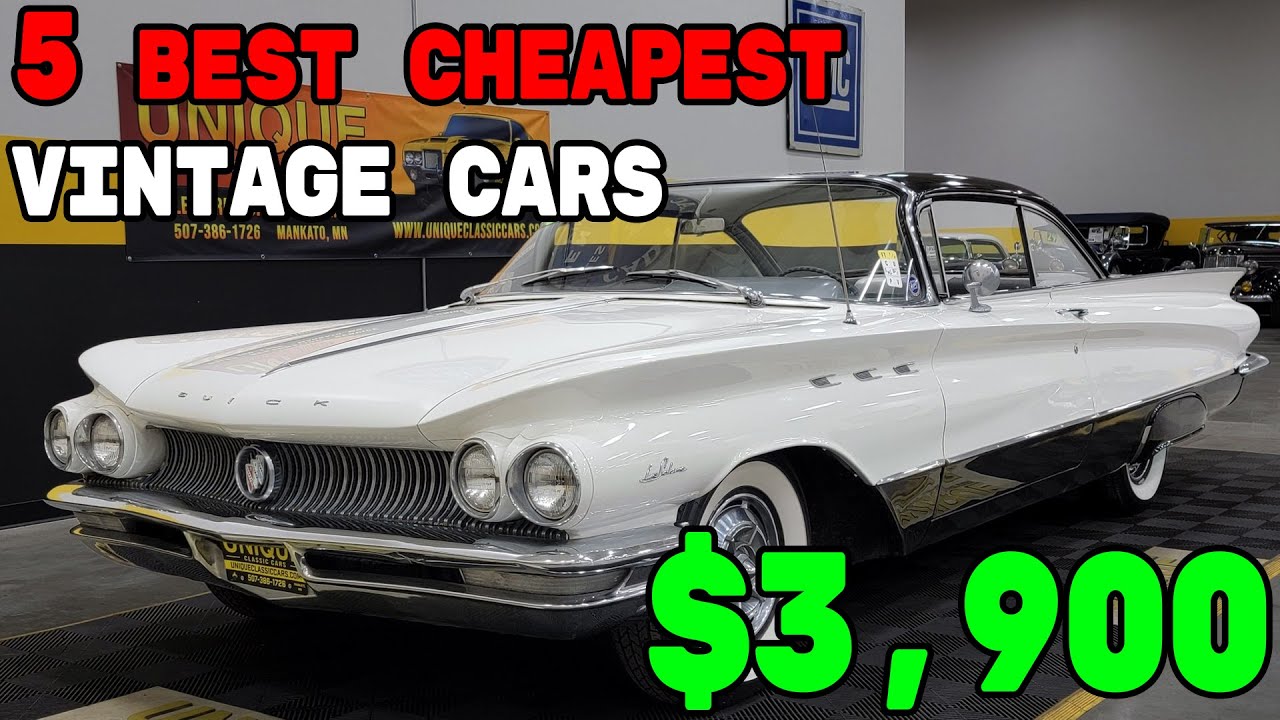 Top Picks 5! Old Cheapest Classic and Vintage Cars! part 36 - YouTube