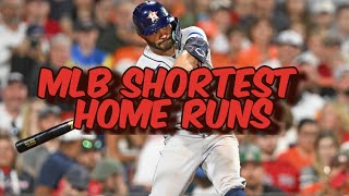 MLB - Shortest Home Runs