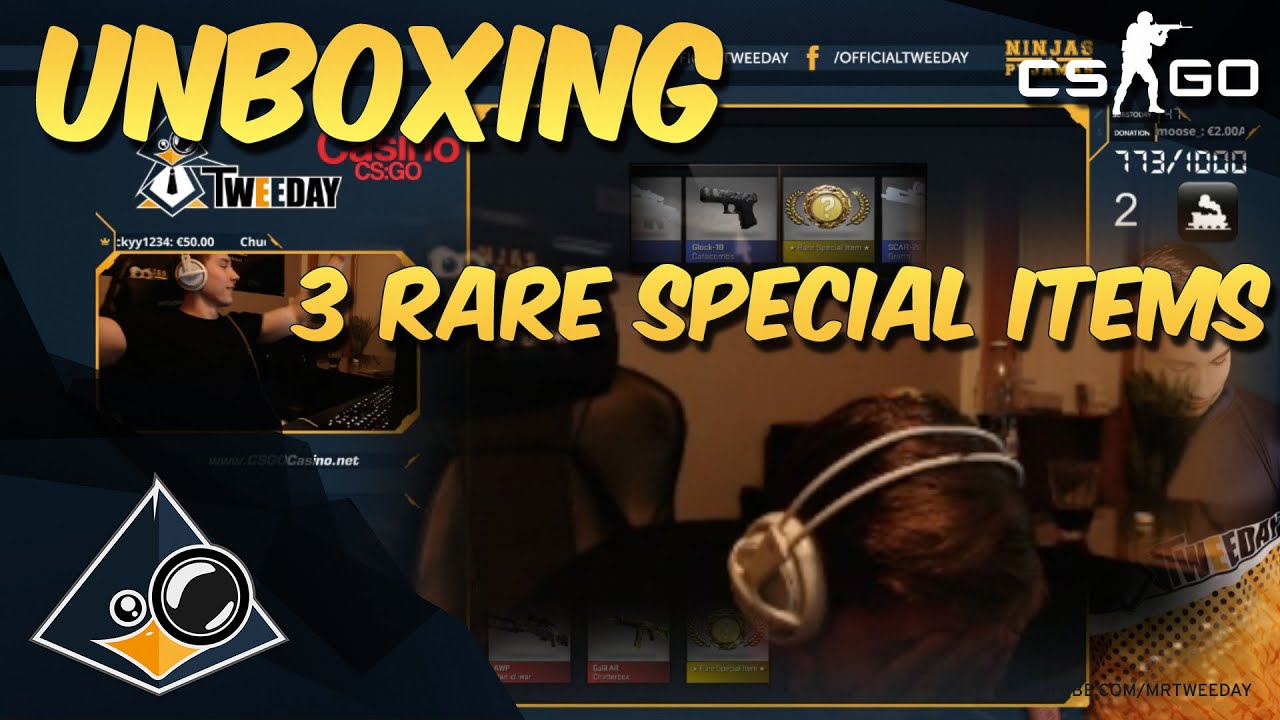 CS:GO - Unboxing 3 Rare Special Item