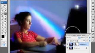 Learn Photoshop - How to Create a Digital Pixel Effect