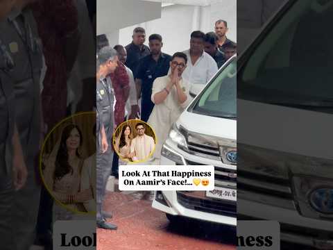 Newlywed, Aamir Khan At His Wedding💛 #aamirkhan #gaurispratt #aamirkhanwedding #aamir #bollywood