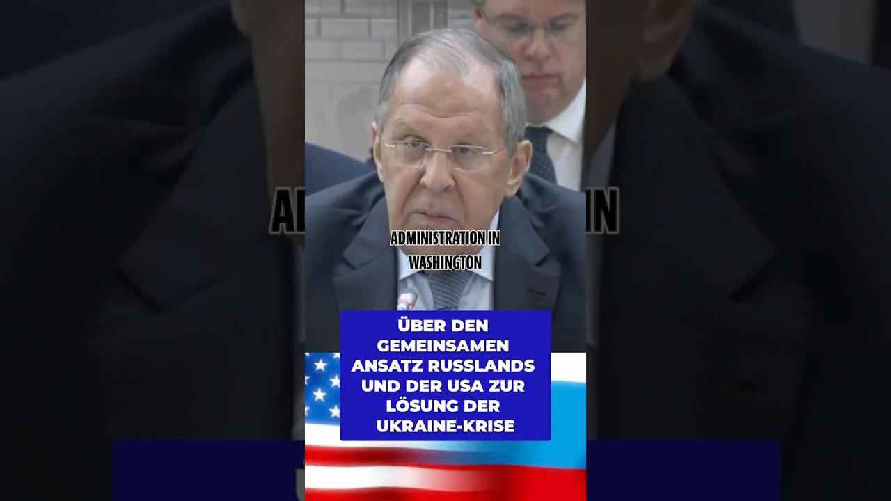 ❌ Jetzt spricht der russische Außenminister.❌