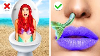 Little Mermaid Help Me Please Fantastic Beauty Hacks Funny Situations By Gotcha Hacks