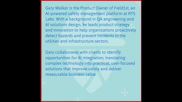 Gary Walker: Using AI to Predict and Prevent Workplace Incidents