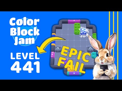 Color Block Jam Level 441 Epic Fail 🤪 - YouTube