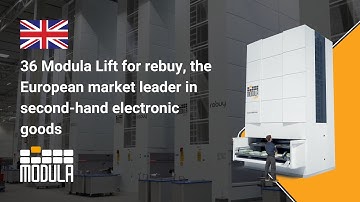 36 Modula Lift for rebuy, the European market leader in second-hand electronic goods