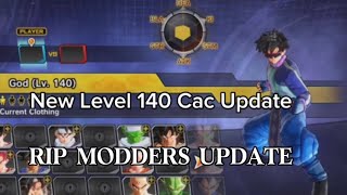New Level 140 In Xenoverse 2 BIG UPDATE RIP To Modders