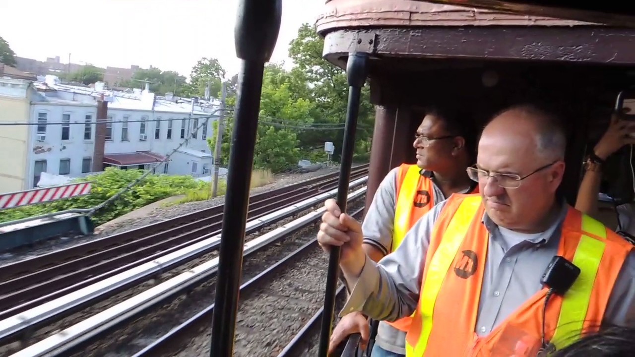 Riding Outside On a BU Car Front Platform