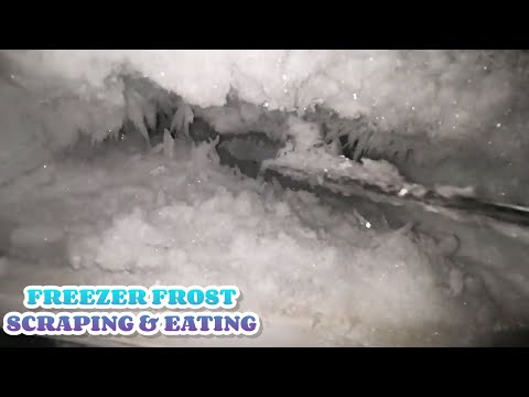 【ASMR】Deep Freezer Frost Scraping Ice Eating【咀嚼音】氷を食べる音【Crunchy Sound】 霜  | ٹھنڈ | 서리 P112