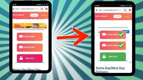 HOW TO UNLOCK SUB2 UNLOCK LINK | sub2 unlock link kaise opan Karen