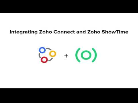 Integrating Zoho Connect and Zoho ShowTime