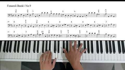 Fenaroli partimento Book1 No.9, a realization