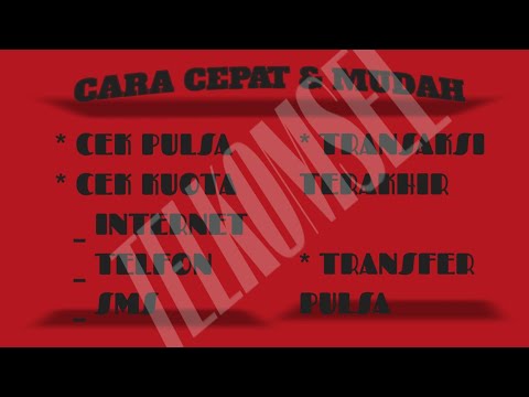 RAHASIA KONTER  CARA MUDAH MENGISI PULSA TELKOMSEL VIA DIAL UP TERBARU MKIOS 2020. 