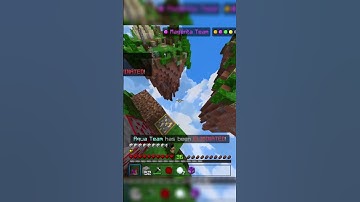 why ENDER PEARLS are USELESS for clutching (MCPE) #shorts #skywars #hive