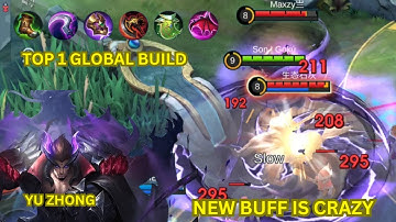 Yu-Zhong Beast Mode is On!! - Build Top 1 Global Yu-Zhong | MLBB