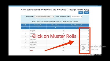 How to view daily attendance taken at the work site through NMMS App along with photo #NMMS #NREGA