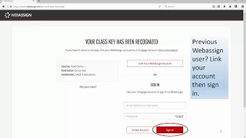 Webassign student registration walkthrough