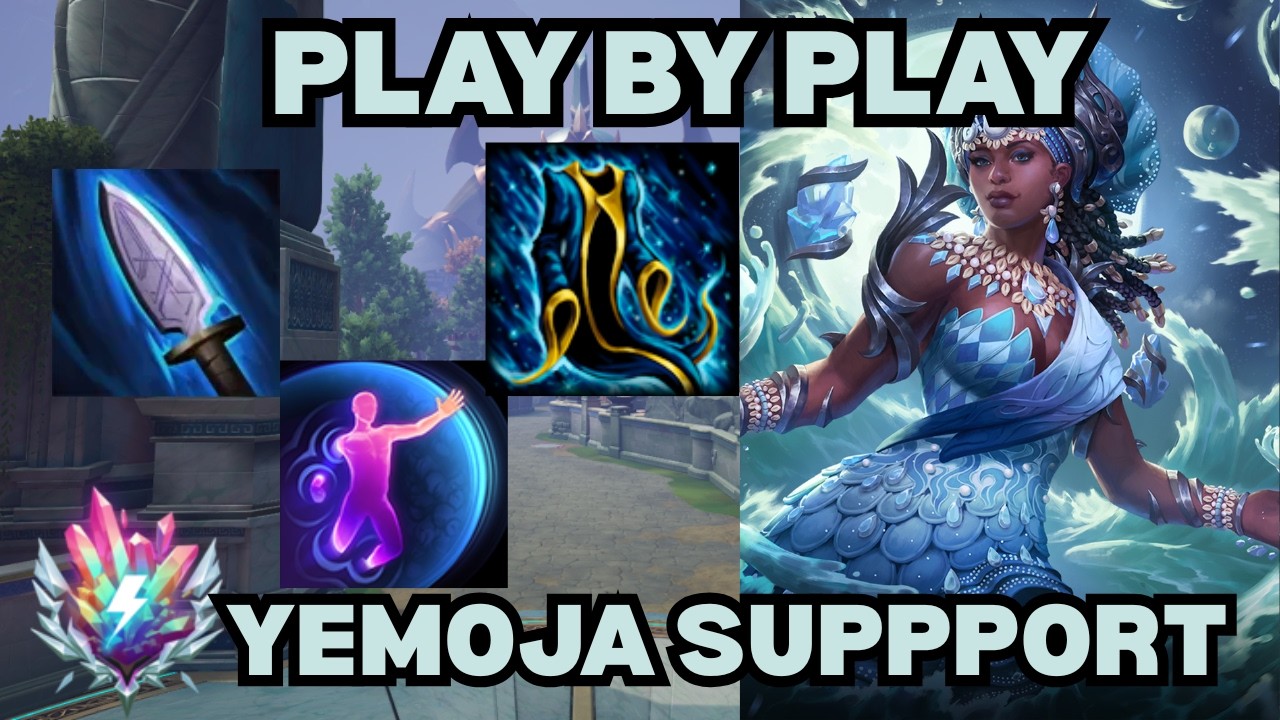 HOW TO YEMOJA PLAY BY PLAY - Support Smite 2 Gameplay