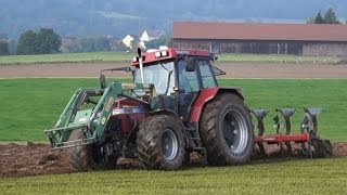 Gülle fahren und pflügen mit Fendt und Case IH