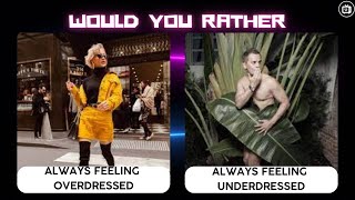 Would you rather - Hardest Choices 😬🤔