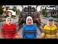 أسرع شخص ينقذ مراتو قبل العربية تتحر ك ندي راحت فيها 