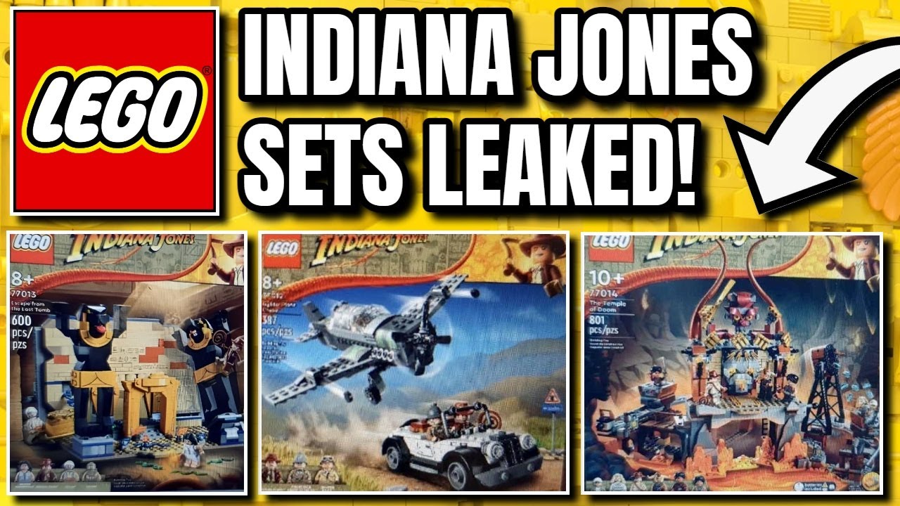 NEW Lego Indiana Jones 2023 Sets LEAKED! (AMAZING!) YouTube