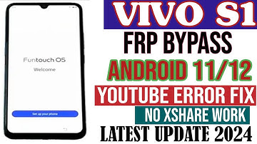 ViVO S1 Android 11 FRP Bypass | V1907_19 Bypass FRP Lock | Fixed Google Play Without PC 2024