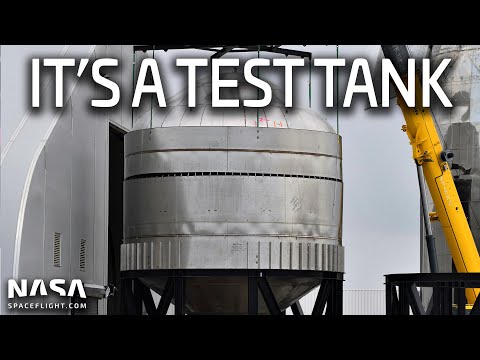 SpaceX Boca Chica - SN7 Test Tank - Super Heavy Launch Site Preps