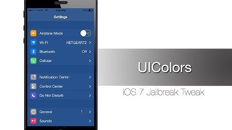 UIColors - iOS 7 Jailbreak Tweak: Hands-on - iPhone Hacks