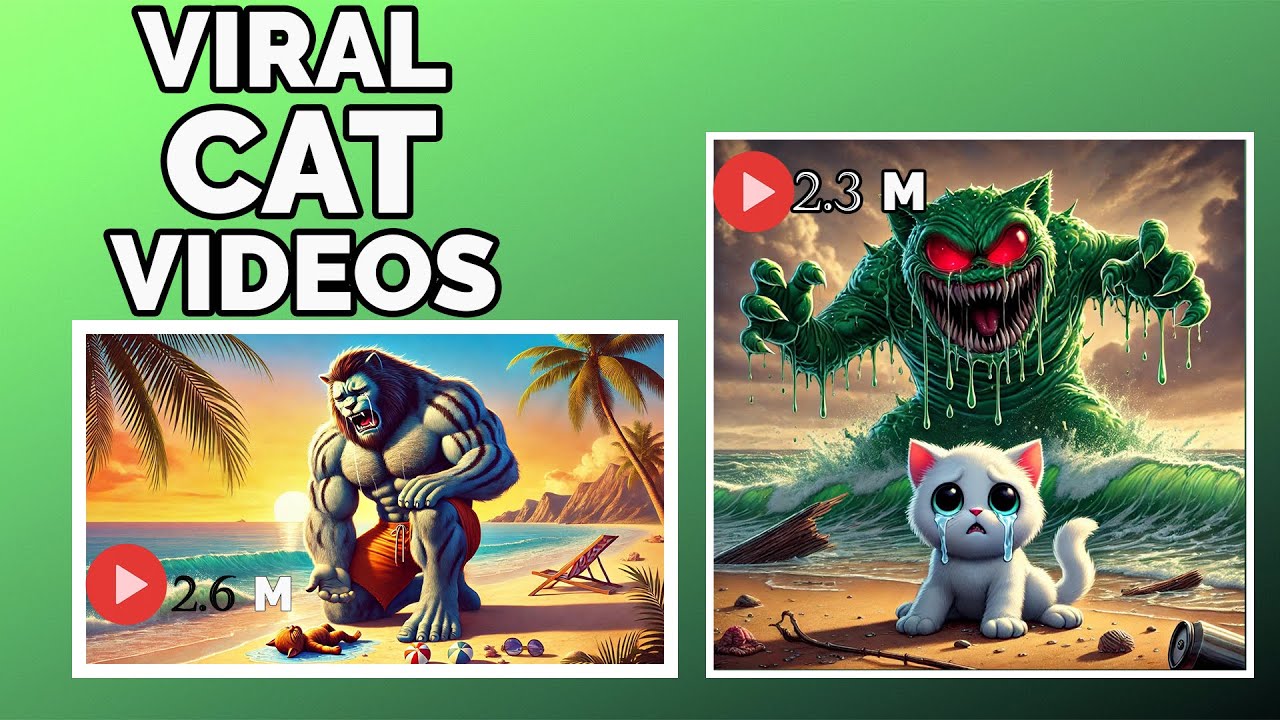 How to Make AI Generated Cat Viral Videos | Cat AI Video Tutorial ...