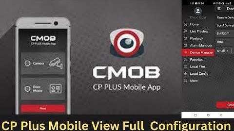 How to Setup CP PLUS gCMOB Mobile | LIVE VIEW ON CCTV