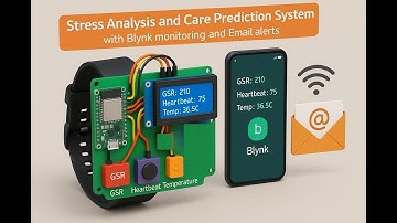 HVS-3318. Stress Analysis and Care Prediction System with Blynk monitoring and Email alerts#esp32