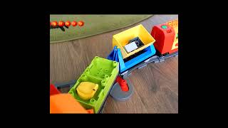 Lego Train Cargo and Crane - kids Story - #mirglory Toys Cars