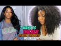 7 Ways To Thicker Faster Hair Growth With Castor Oil | Natural Hair | Melissa Denise