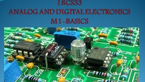 VTU ADE 18CS33 M1 L1 BASICS PART1