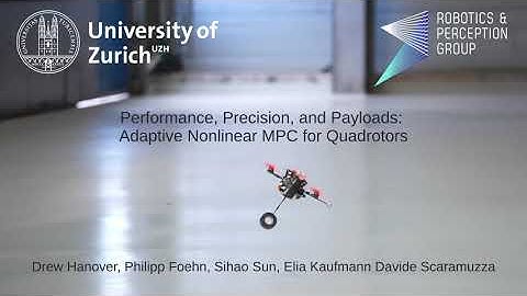Performance, Precision, and Payloads: Adaptive Nonlinear MPC for Quadrotors (RAL 2021)