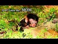 Just newborn, Mom leave baby|Newborn is Newborn can't walk follow mom|Don't try to leave baby Please