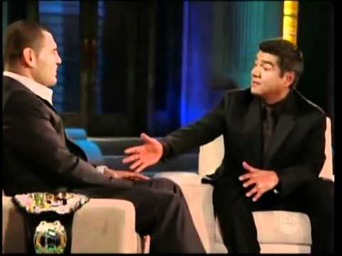 UFC Heavyweight Champion Cain Velasquez appears on George Lopez Tonight