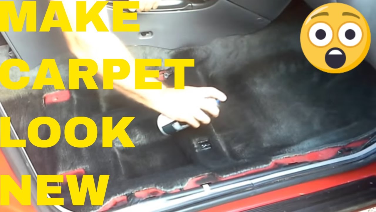 Paint Your Automotive Carpet Like New For $15 - YouTube