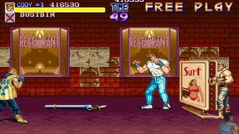 Final Fight 1989 CAPCOM gameplay/story CODY