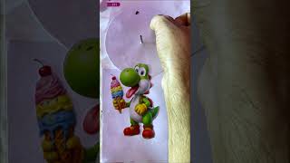 The Super Mario Galaxy Creative Face Change Paper Craft #supermario #luigi #paperart