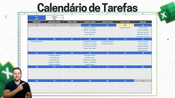 Como Fazer Calendário Interativo com Agenda no Excel | Baixar Grátis