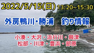 外房鴨川 勝浦エリア釣り情報22 5 15 日 13 15 30 Youtube