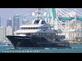 Miami Yachts and Boats - 12 of the largest yachts I saw on the last day of the Boat Show 2020 - 4K