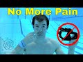 How to swim underwater without holding your nose  no more pain